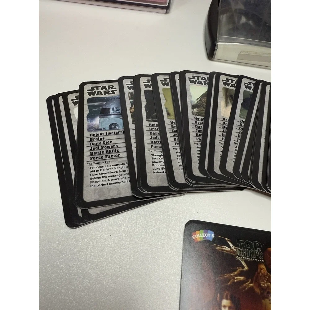 Star Wars Episodes IV–VI Card Game Lot Vintage 1990s Top Trumps‎ Style